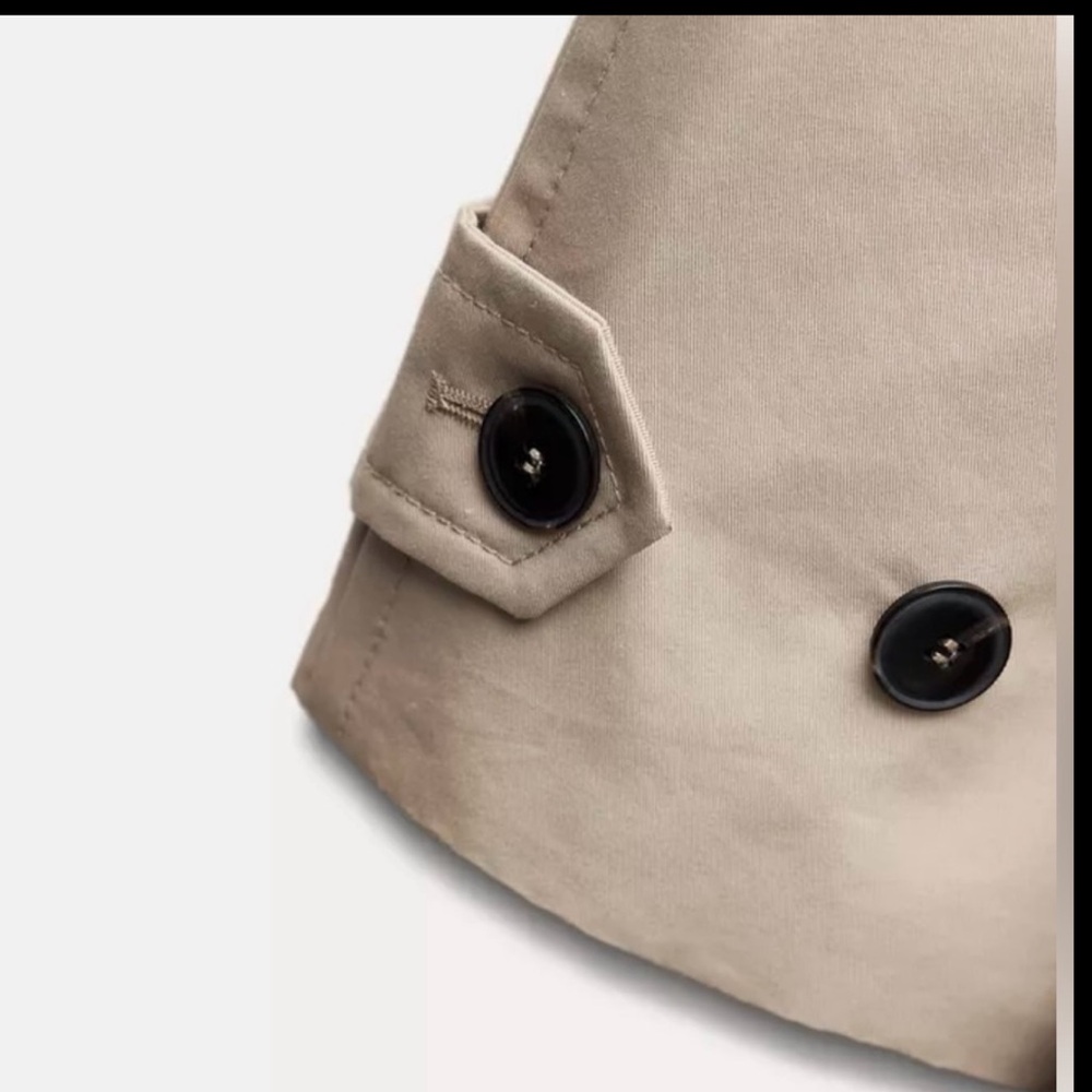 Zara Tan Trench Coat - Picture 5 of 5
